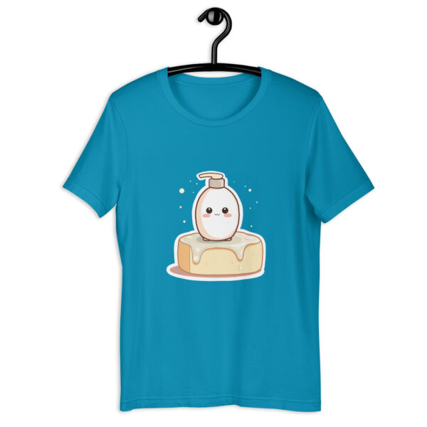 Unisex t-shirt "Cozy Shampoo on Sponge" - Image 3