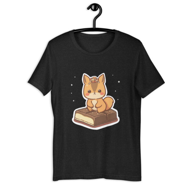 Unisex t-shirt "Adorable Squirrel with a Chocolate Treat 🍫🐿️" - Image 2