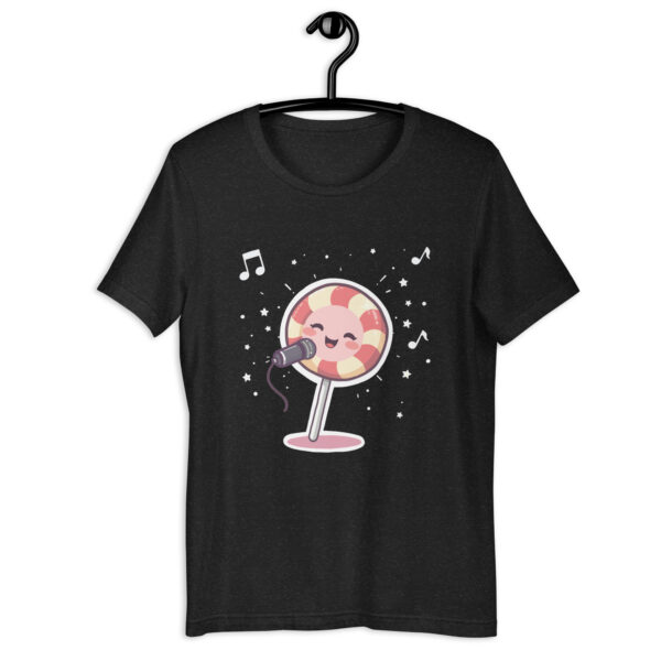 Unisex t-shirt "🎵 Sweet Tunes: The Singing Lollipop"