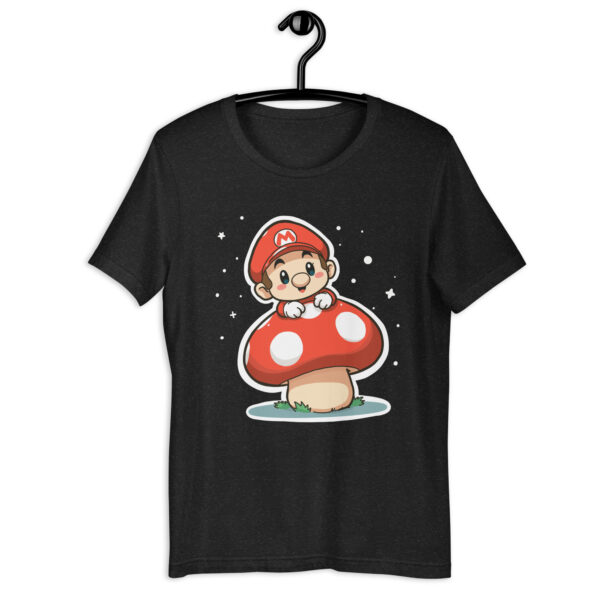 Unisex t-shirt "Mushroom and Super Mario Bros Chibi Character" - Image 2