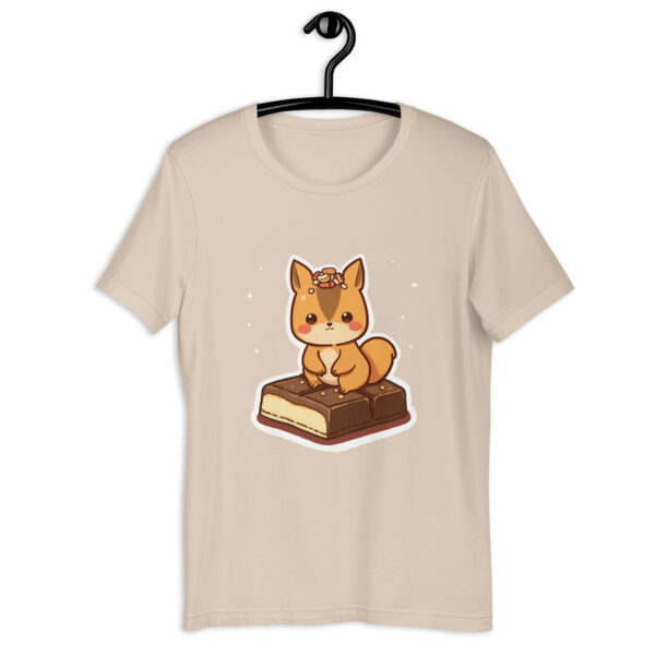 Unisex t-shirt "Adorable Squirrel with a Chocolate Treat 🍫🐿️" - Image 5