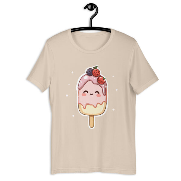 Unisex t-shirt "Smiling Chibi Popsicle Art" - Image 4