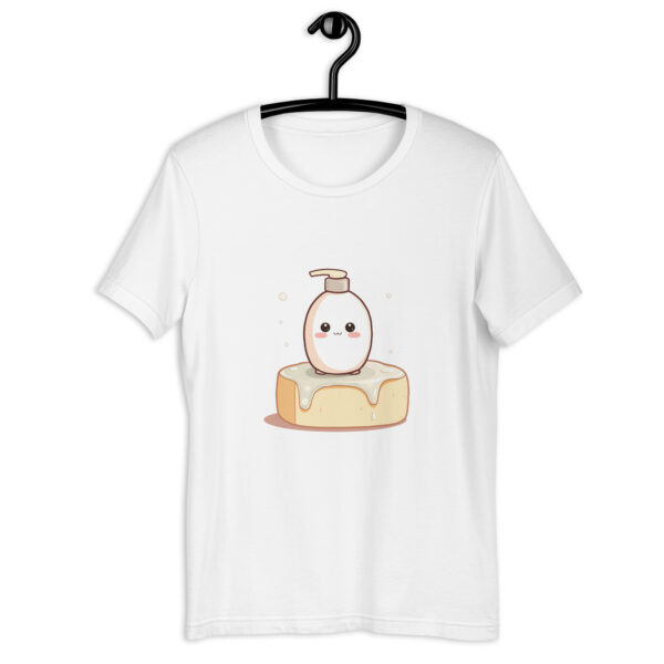 Unisex t-shirt "Cozy Shampoo on Sponge" - Image 7