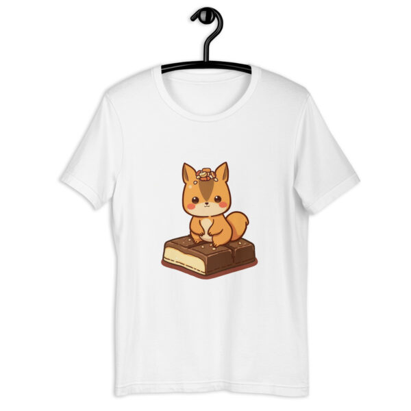 Unisex t-shirt "Adorable Squirrel with a Chocolate Treat 🍫🐿️" - Image 7