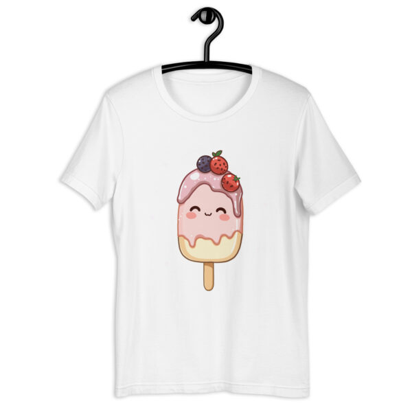 Unisex t-shirt "Smiling Chibi Popsicle Art" - Image 7