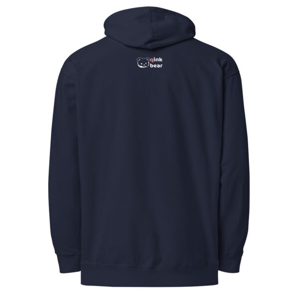 Unisex dark colors midweight hoodie *Text Edition* - Image 5