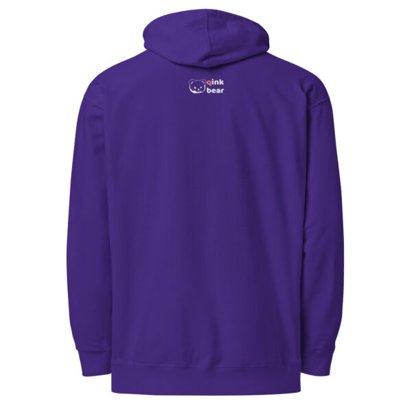 Unisex dark colors midweight hoodie *Text Edition* - Image 8