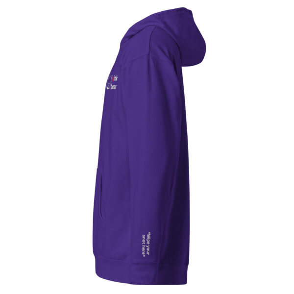 Unisex dark colors midweight hoodie *Text Edition* - Image 9