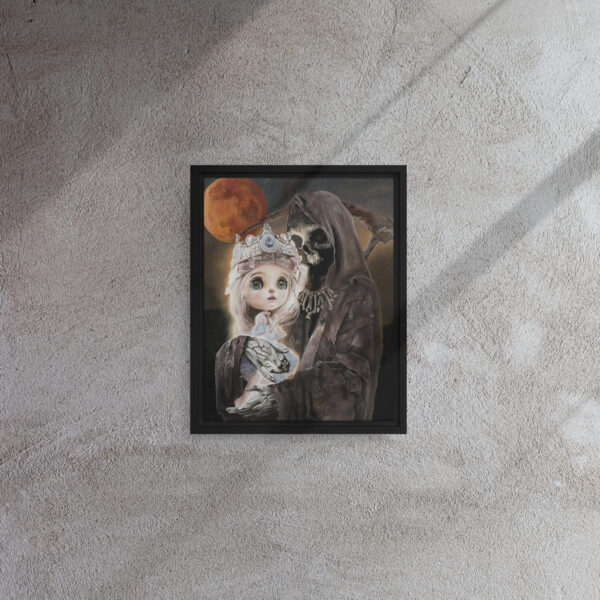 Framed canvas Print "Little Princess" - Image 4