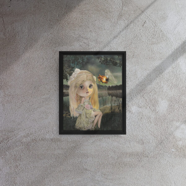 Framed canvas Print "Little Ghost" - Image 4