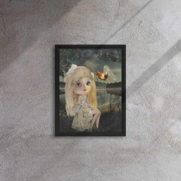 Framed canvas Print "Little Ghost" - Image 5