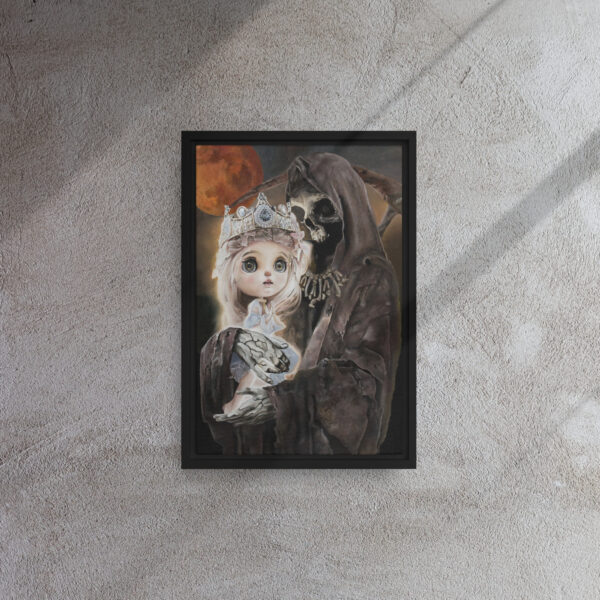 Framed canvas Print "Little Princess" - Image 5