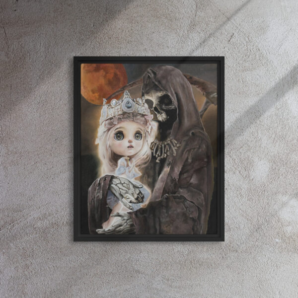 Framed canvas Print "Little Princess" - Image 6