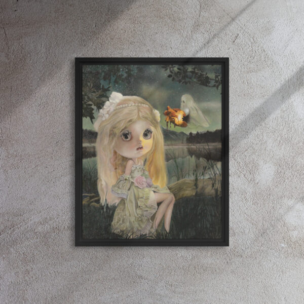 Framed canvas Print "Little Ghost" - Image 6