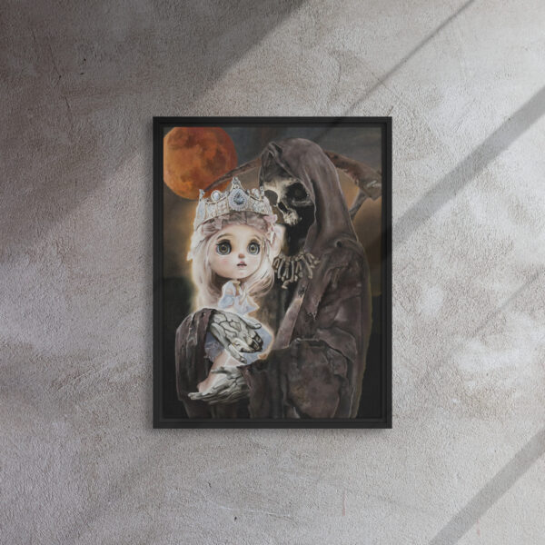 Framed canvas Print "Little Princess" - Image 7