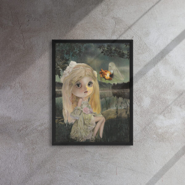 Framed canvas Print "Little Ghost" - Image 7