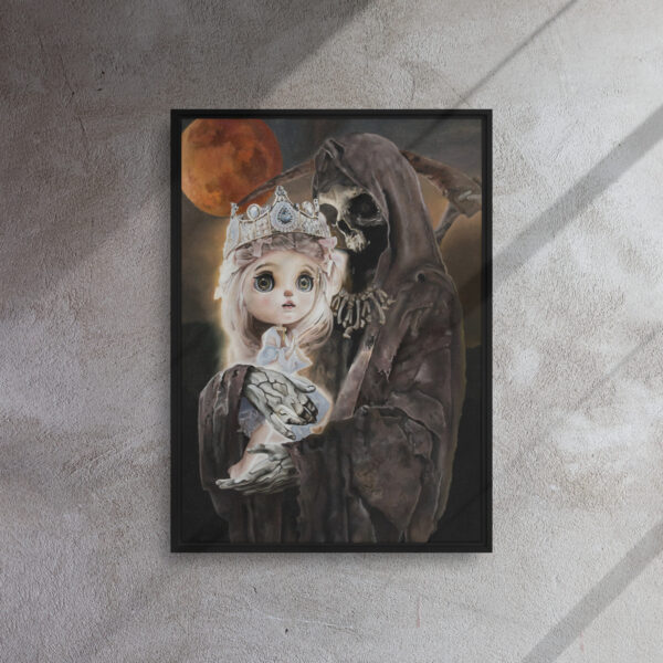 Framed canvas Print "Little Princess" - Image 8