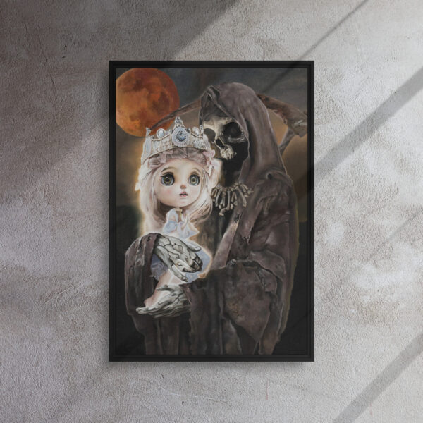 Framed canvas Print "Little Princess" - Image 9