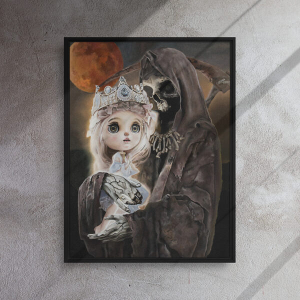 Framed canvas Print "Little Princess" - Image 10
