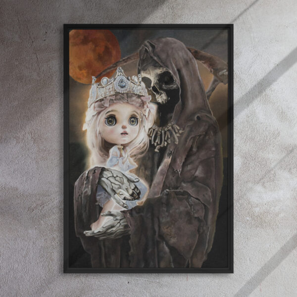 Framed canvas Print "Little Princess"