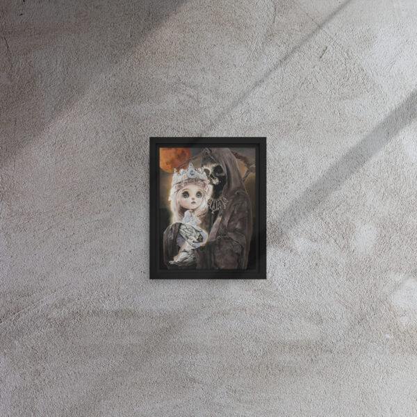 Framed canvas Print "Little Princess" - Image 2