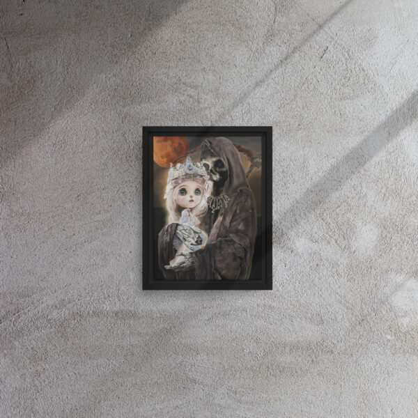 Framed canvas Print "Little Princess" - Image 3