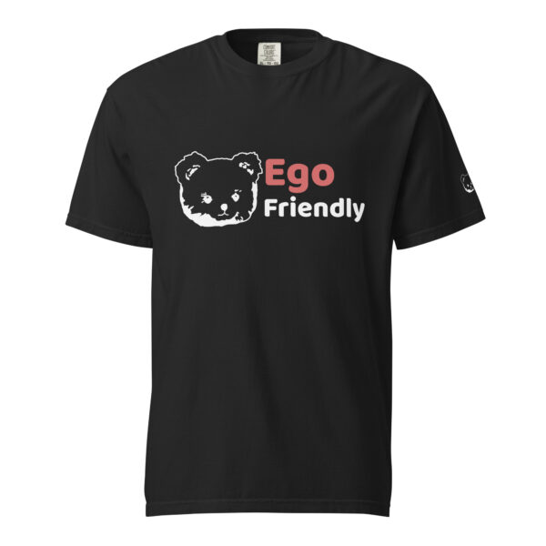 Unisex garment-dyed heavyweight t-shirt "Ego Friendly" Dark