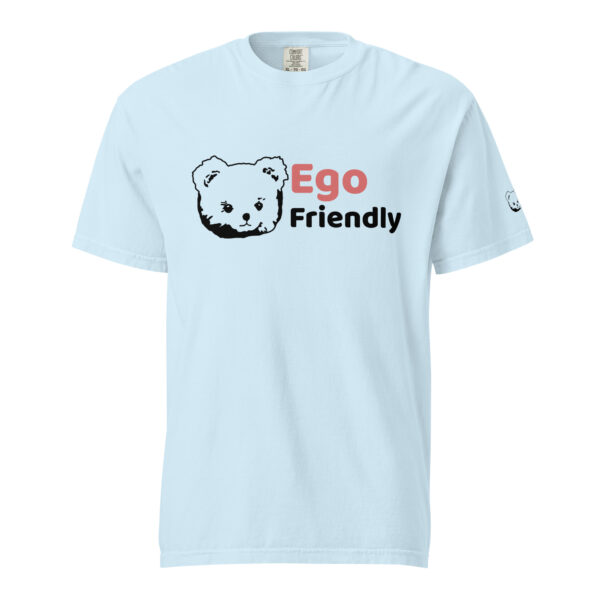 Unisex garment-dyed heavyweight t-shirt "Ego Friendly" Light - Image 4