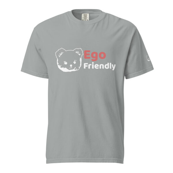Unisex garment-dyed heavyweight t-shirt "Ego Friendly" Dark - Image 4