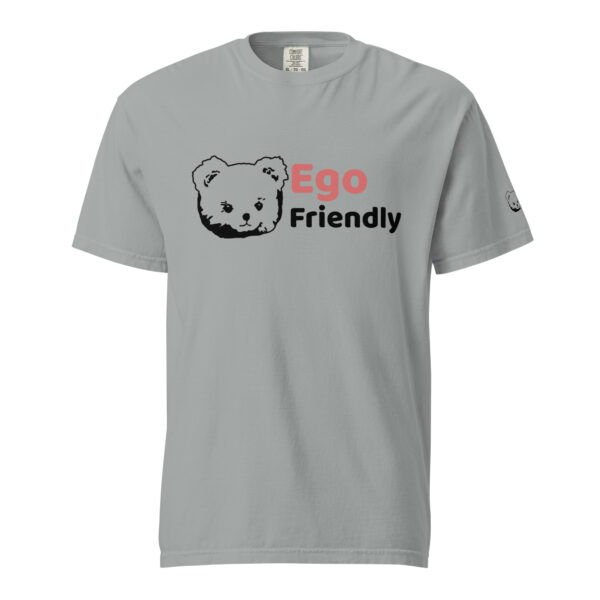 Unisex garment-dyed heavyweight t-shirt "Ego Friendly" Light - Image 2