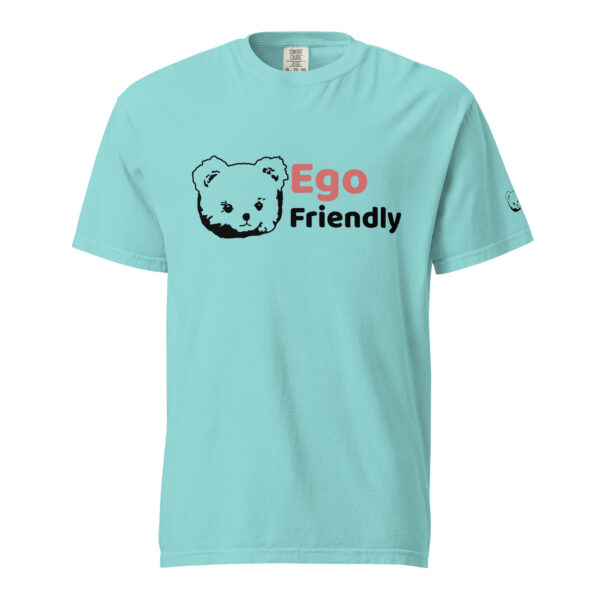 Unisex garment-dyed heavyweight t-shirt "Ego Friendly" Light - Image 3
