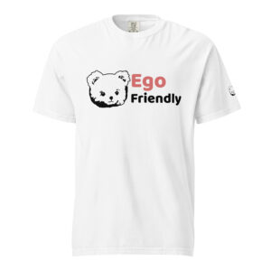 Unisex garment-dyed heavyweight t-shirt "Ego Friendly" Light